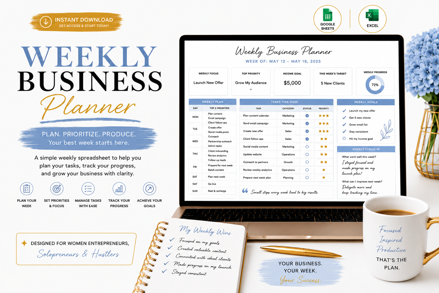 Weekly Business Planner
